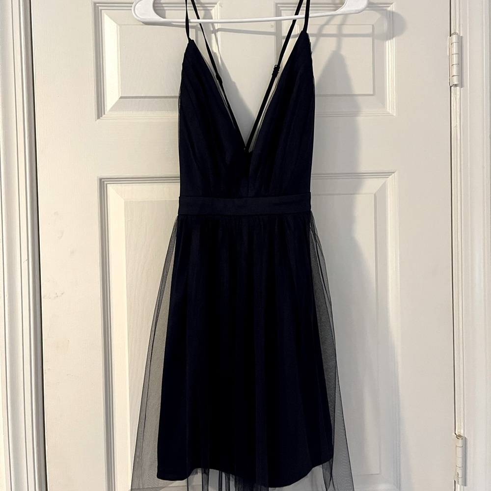 Lulus Dark Blue Tulle Dress✨